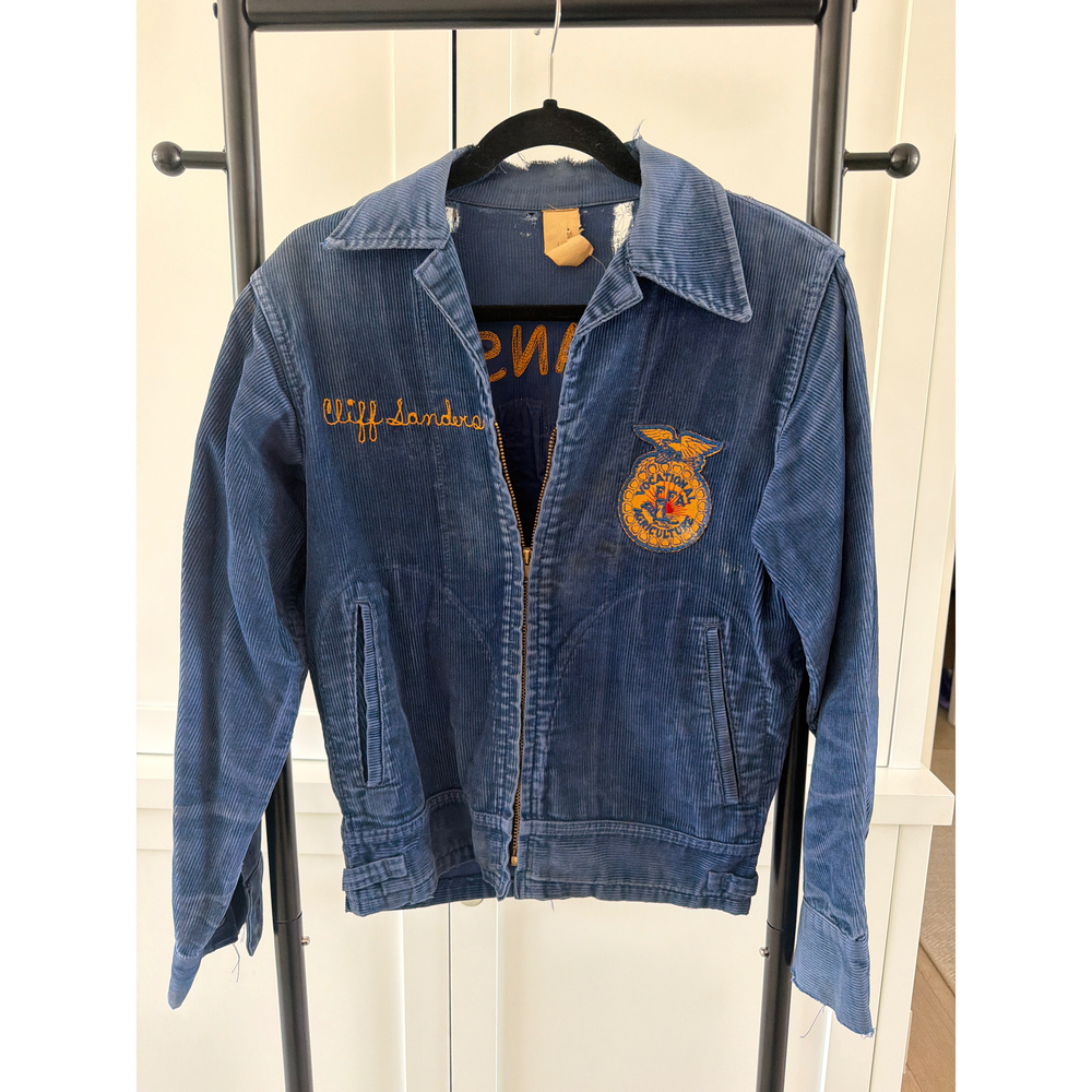 Santa Fe Vintage Vintage Corduroy Jacket in Blue - Picture 1 of 3
